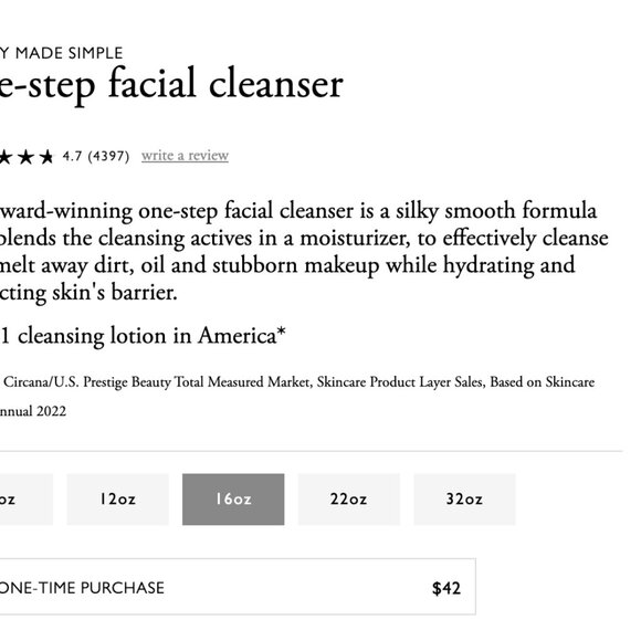 Philosophy purity made simple one-step facial cleanser NEW 16 OZ - Picture 3 of 3